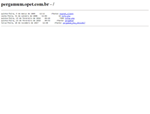 Tablet Screenshot of pergamum.opet.com.br